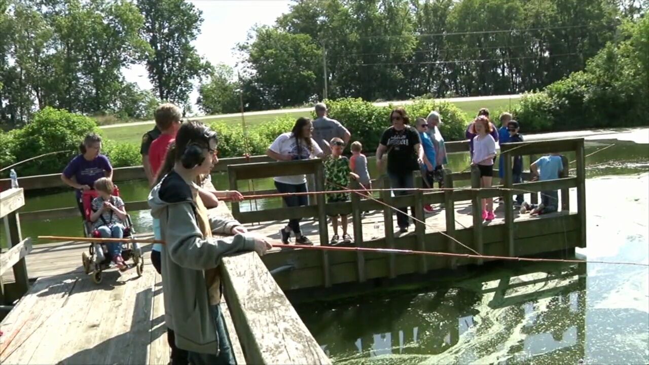 Fishing derby in Saint Marys helps kids with developmental disabilities have fun outdoors